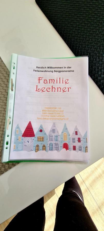 Ferienwohnungen Bergpanorama Bad Mitterndorf Kültér fotó
